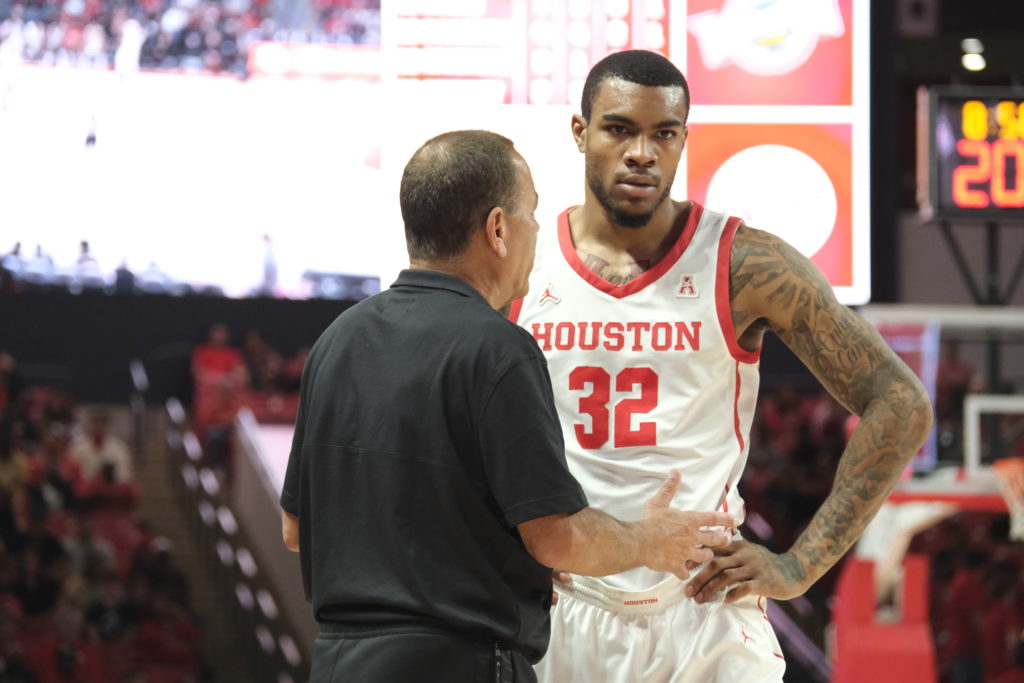 UH coach Kelvin Sampson and Reggie Chaney had a special bond. (Photo by F. Carter Smith)