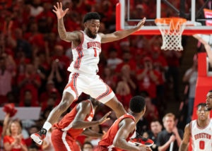 UH point guard Jamal Shead is a major presence for one of the best teams in college basketball. (Photo by F. Carter Smith)