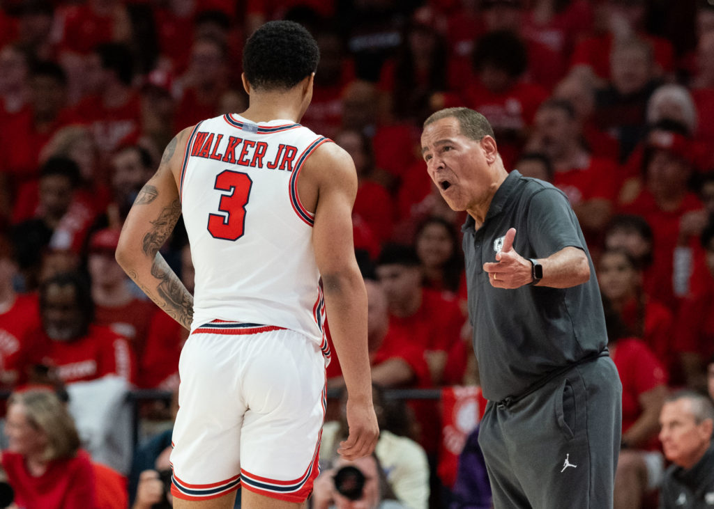 Ramon Walker Jr. gave UH plenty of energy early, but Kelvin Sampson always demands more. (Photo by F. Carter Smith)