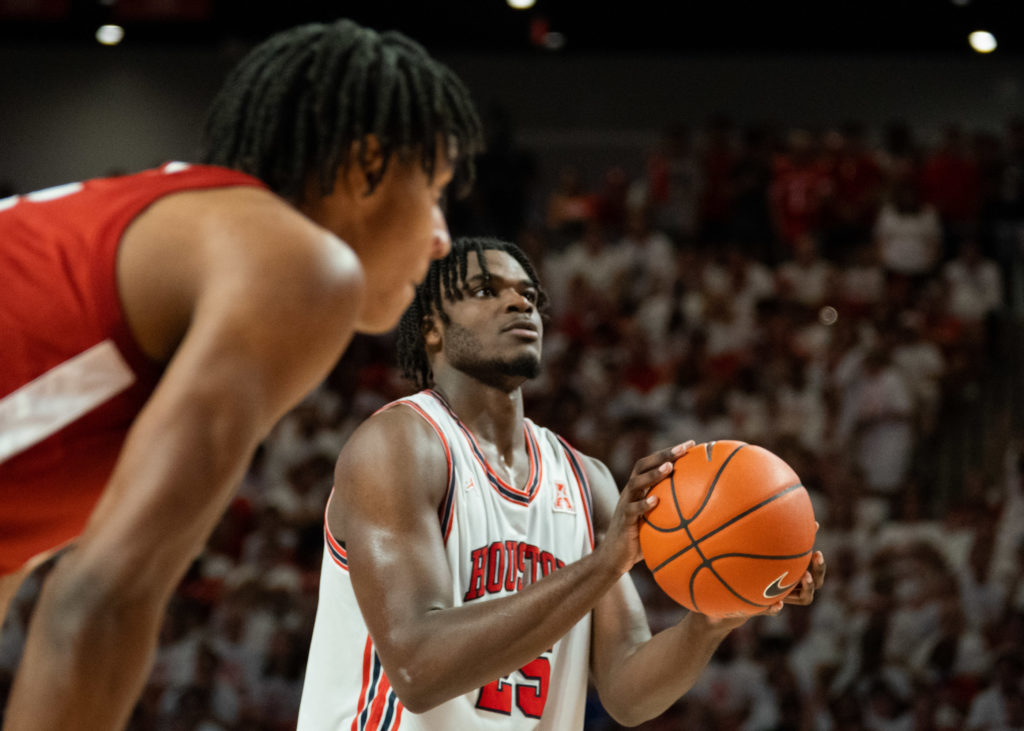 UH forward Jarace Walker is still learning how to impact every game. (Photo by F. Carter Smith)