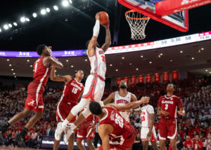 The #1 ranked University of Houston Cougars were beaten by the #4 ranked Alabama CrimsonTide at the Fertitta Center