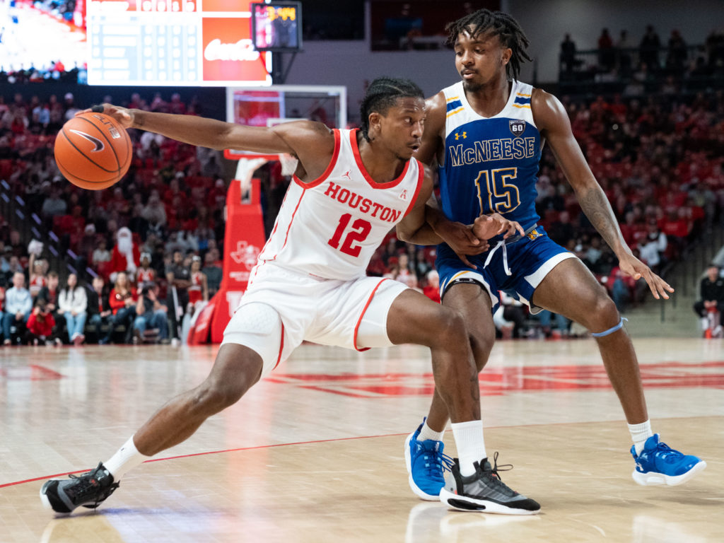 UH guard Tramon Mark gives the Cougars another point guard worthy passer. (Photo by F. Carter Smith)