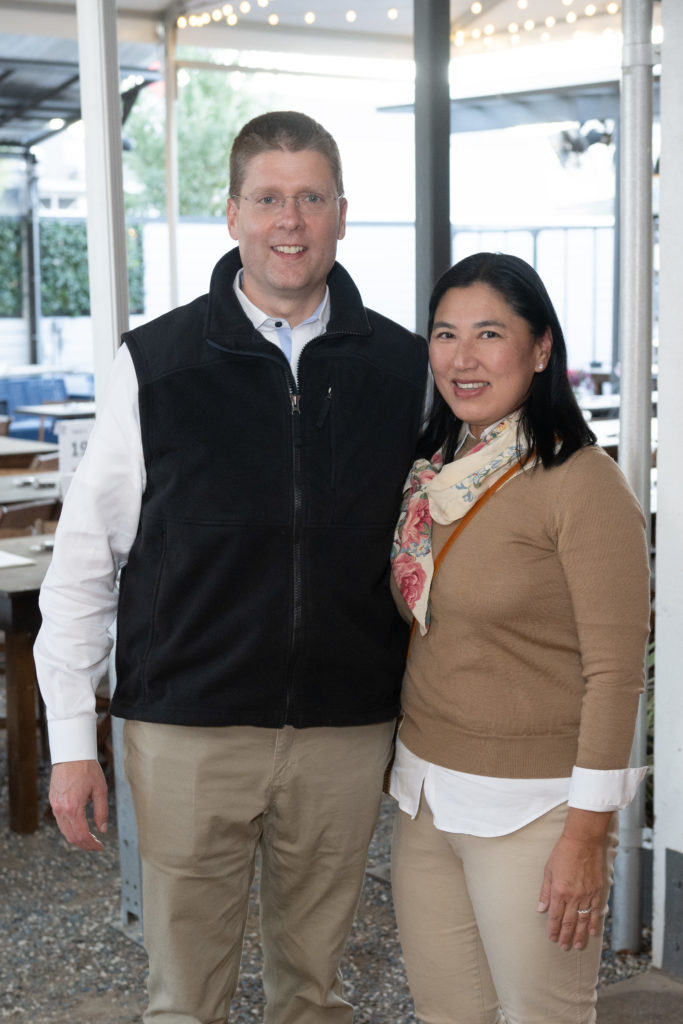 Dan and Jenine Alig at Breakthrough Houston's annual trivia contest. (Photo by Wilson Parish)