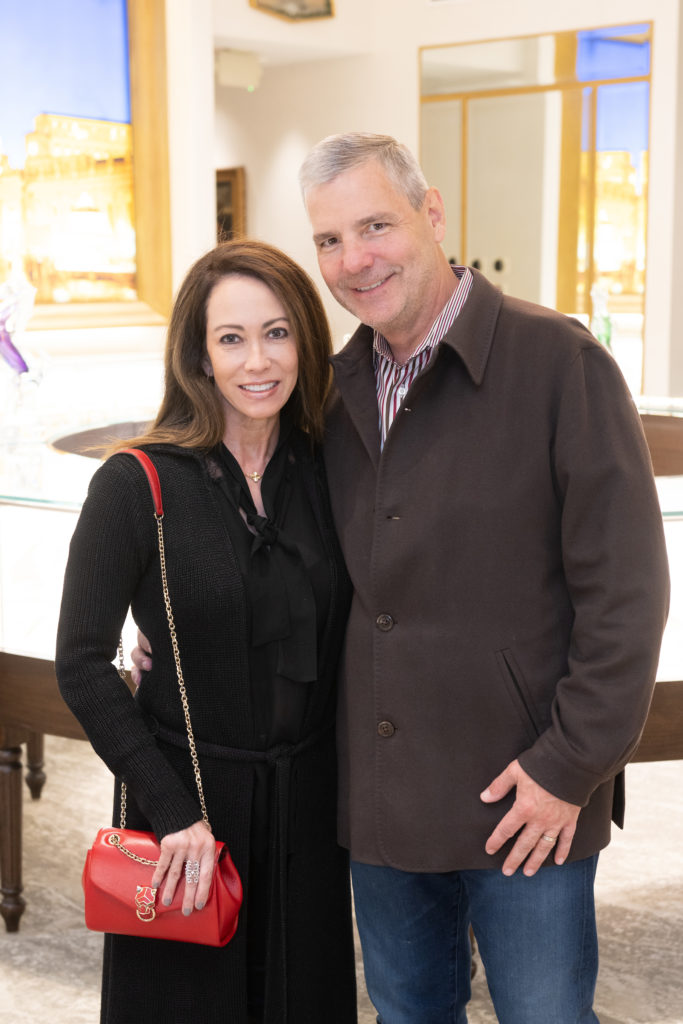 Lisa & Stan Duchman at Valobra's Ferrari Festival kick-off soirée. (Photo by Wilson Parish)
