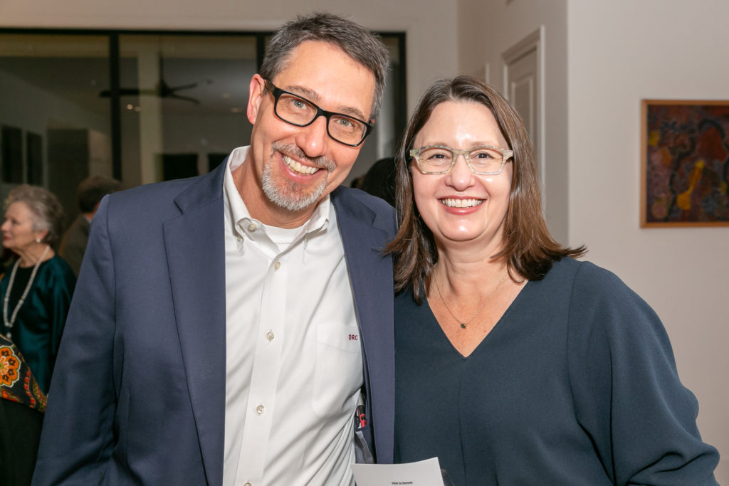 Dan & Rebecca Rentz at ISHIDA cocktail kickoff for "stirs up still things" (Photo by Emily Jaschke)