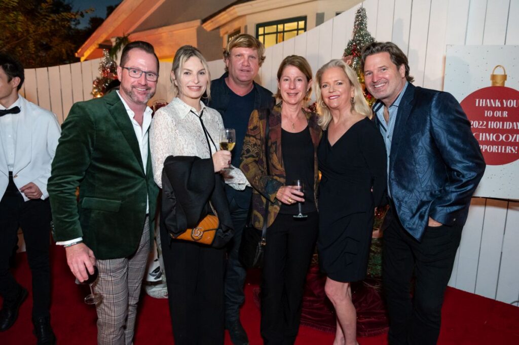 David LaDuke, Bonnie & Rob Lloyd, Allison Thigpen, Chree Boydstun, Gary Hammett at Legacy Community Health's Holiday Schmooze. (Photo by Killy Chavez)