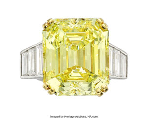 Fancy Intense Yellow Diamond Ring_Heritage Auctions