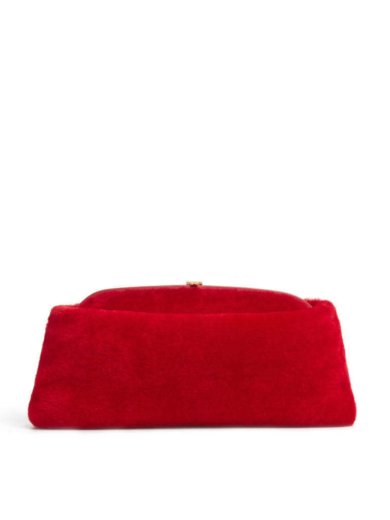 Mark Cross Frame XL Clutch $1,890, available at Forty Five Ten (Photo by Bruno Snap the Picture )