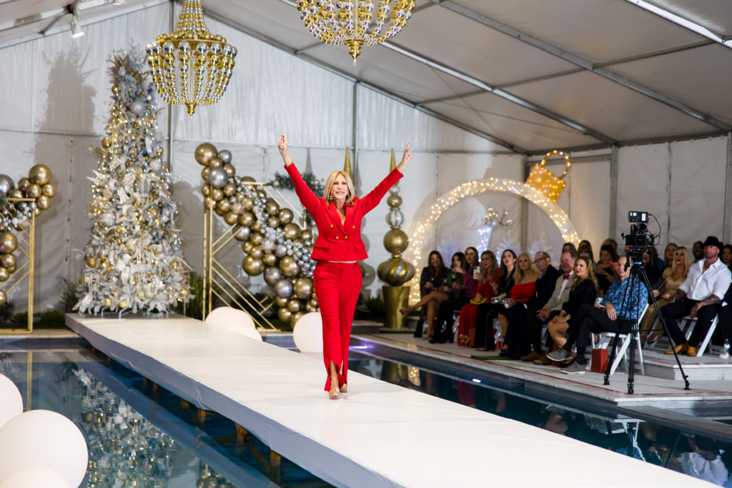 Vicki Gunvalson, ROHC cast member, at the Fashion Woodlands extravaganza (Photo by Hung Truong Photography)