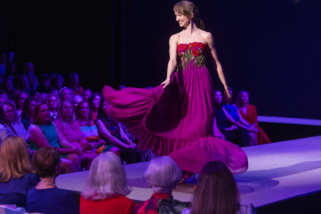 Hannah Wood at the Texas Ballet Theater Caren Koslow Fashion Show and Luncheon at Bass Hall in Fort Worth. (Photo by Sharon Ellman)