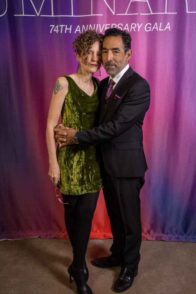 Heather L. Johnson, Henry Sanchez at the Art League Houston Luminaries Gala (Photo by Alex Barber and Laura Burlton)