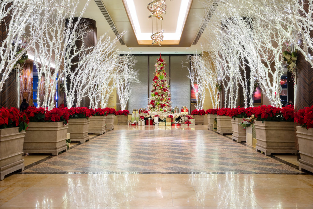 Hilton Americas' Land of Sweets is decked out for the holidays. (Courtesy Hilton Americas Houston)