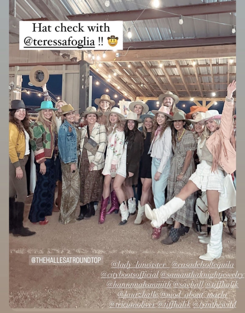 Round Top Fall 2022 Antiques & Design Show at The Halles is a wrap with Teressa Foglia. (Courtesy Teressa Foglia) 