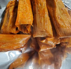 Ibarra’s Tortilleria – Pork tamales made by hand make any season bright.