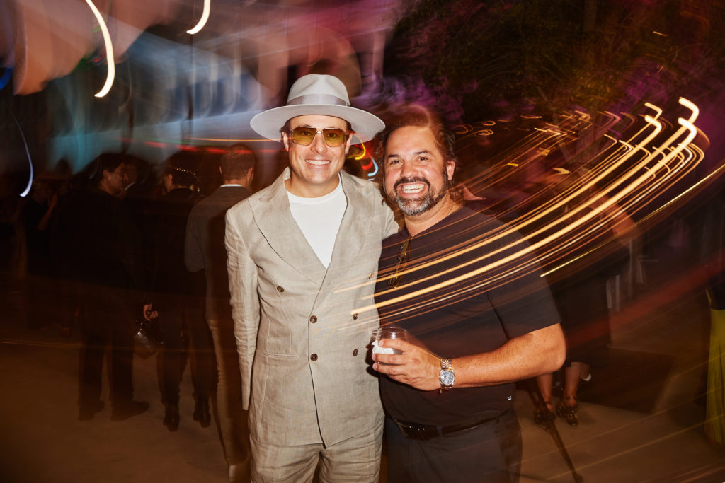 J. Patrick Collins, Greg Katz at the Dallas Contemporary Gala (Photo by Jon Furlong)