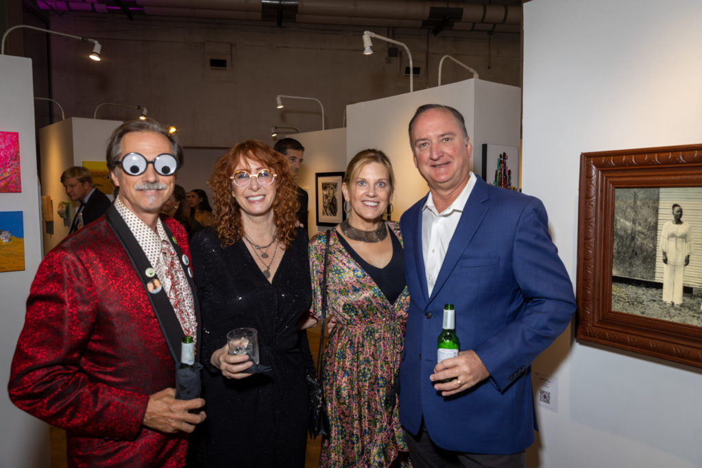 Jack & Star Massing, Ashley & Curt Langley at the Art League Houston Luminaries gala (Photo by Alex Barber and Laura Burlton)