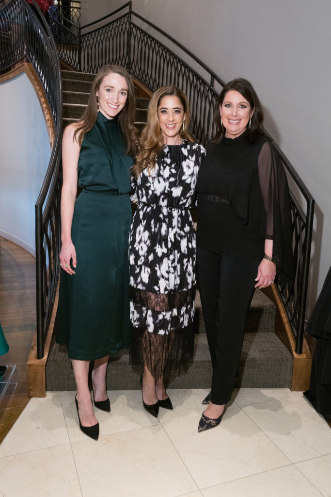 Jennifer Graves, Kristina Somerville, Julie Roberts at the Elizabeth Anthony evening celebrating Jason Wu and benefiting the American Heart Association.