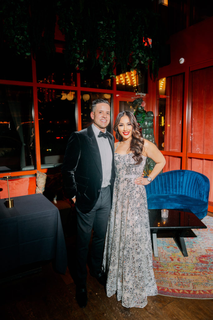 Jose & Nancy Almodovar at the Nan and Company Properties holiday bash at MAD.  (Photo by Jared Hernandez, Nan Studios)