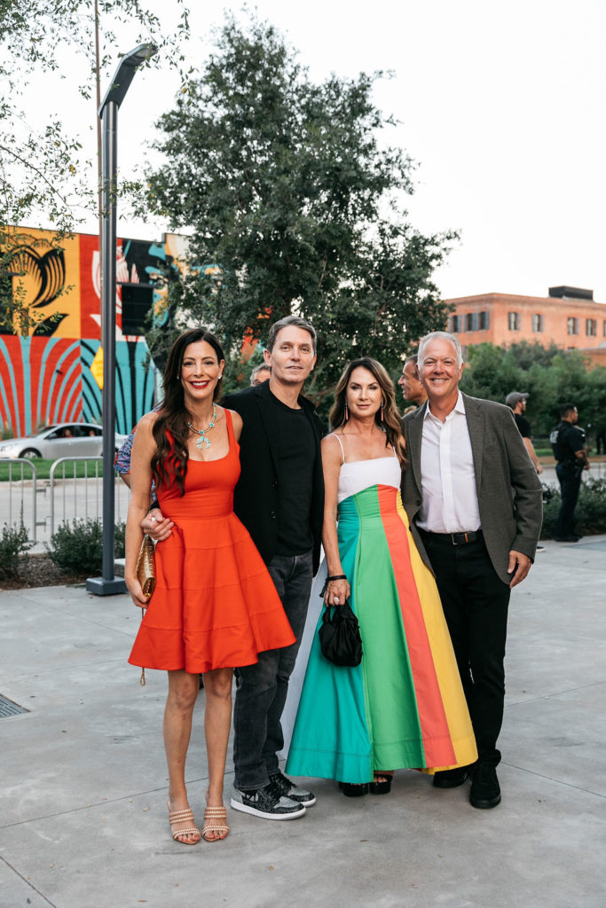 Kasey & Todd Lemkin, Sheryl & Eric Maas at the Dallas Contemporary Gala (Photo by Rebecca Patton)