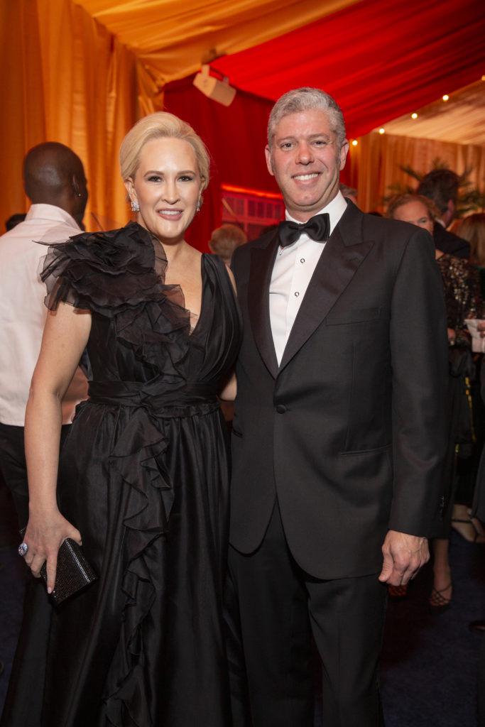 Kelly & Nick Silvers at The Menil Collection's 'Cirque Surréaliste' 35th anniversary gala (Photo by Jenny Antill)