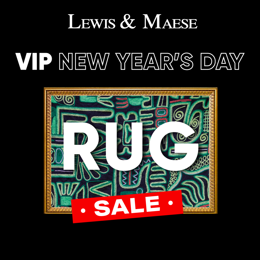 Lewis & Maese VIP New Year’s Day Rug Sale PaperCity Magazine