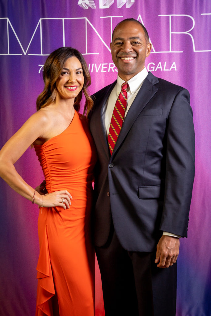Lisa Rich & John McLaughlin at the Art League Houston Luminaries Gala (Photo by Alex Barber and Laura Burlton)