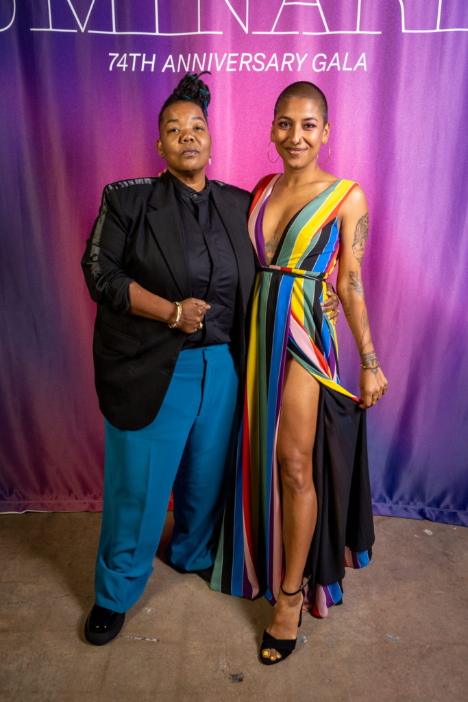 Lovie Olivia & Preetika Rajgariah at the Art League Houston Luminaries Gala (Photo by Alex Barber and Laura Burlton)