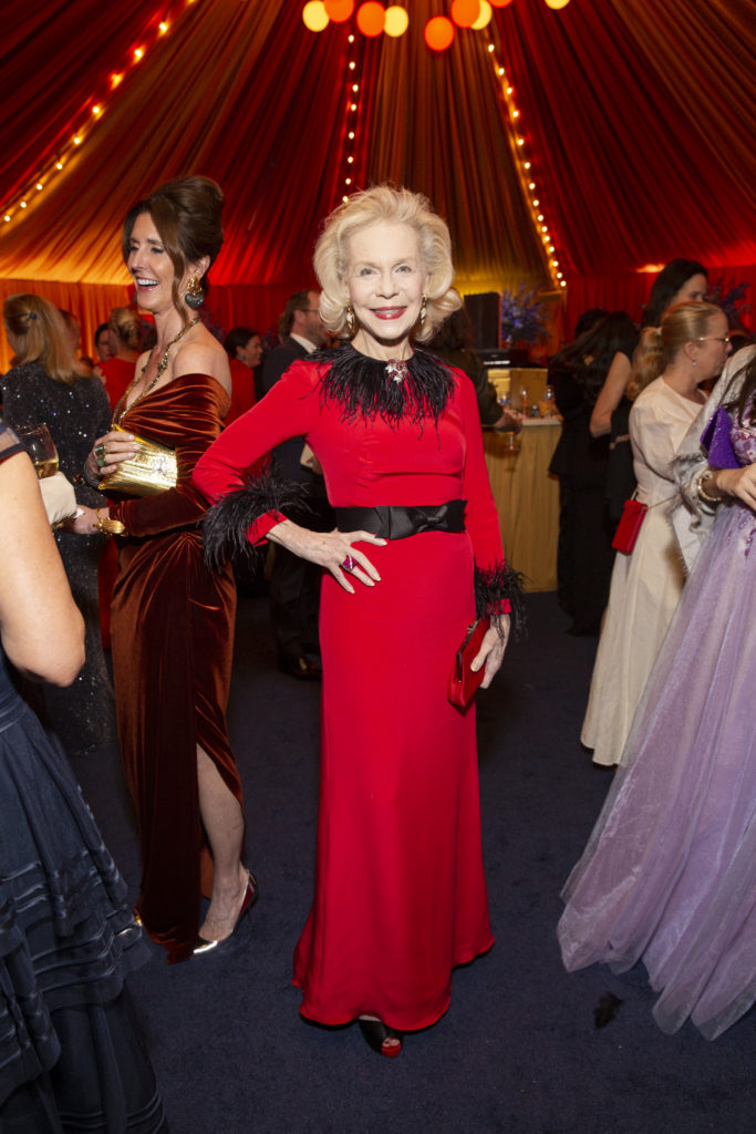 Lynn Wyatt at The Menil Collection's 'Cirque Surréaliste' 35th anniversary gala (Photo by Jenny Antill)