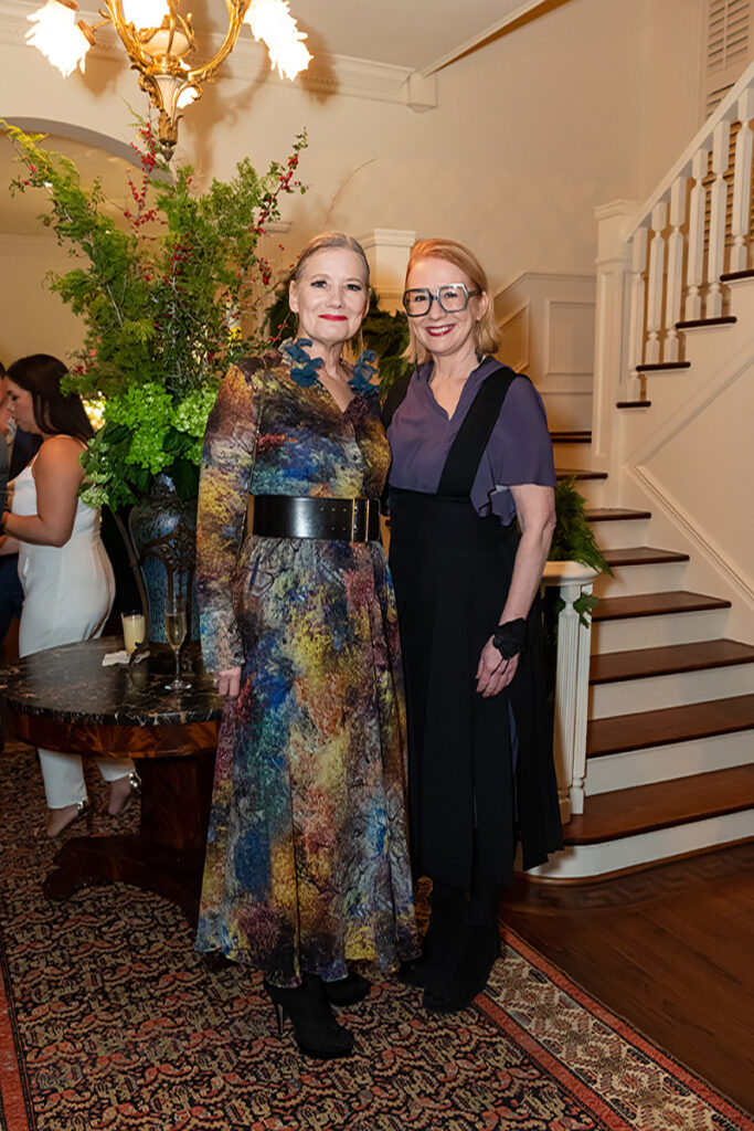 Mary Dean Johnson, Rebekah Johnson at Legacy Community Health's Holiday Schmooze (Photo by Killy Chavez)