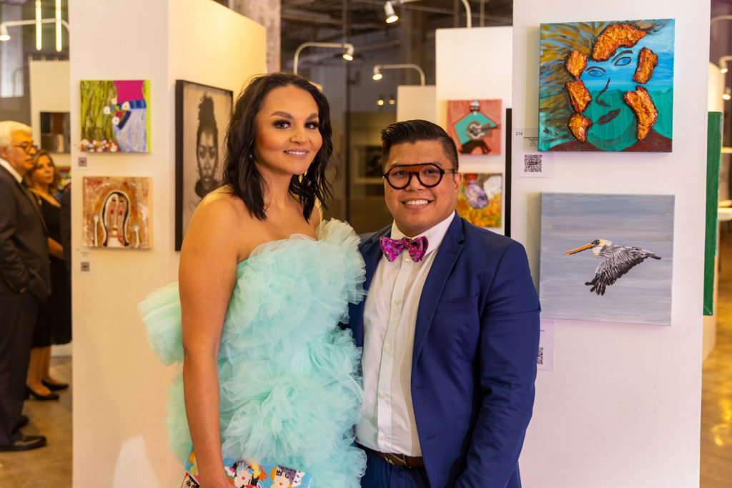 Samantha Ruiz, Matt Manalo at the Art League Houston Luminaries Gala (Photo by Alex Barber and Laura Burlton)