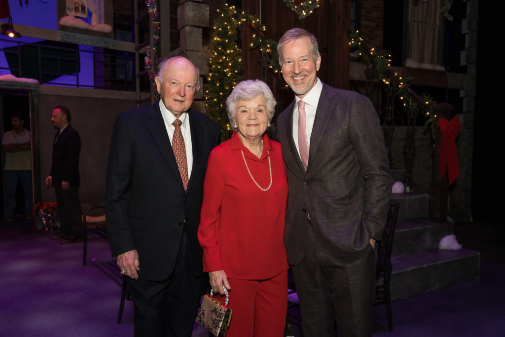 Mel & Susie Glasscock, Matthew Loden at the Shepherd School of Music's 'Spirit of the Season' concert (Photo by Trish Badger)