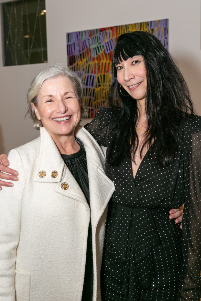 Nancy Wozny, ISHIDA artistic director Brett Ishida at ISHIDA cocktail kickoff for "stirs up still things" (Photo by Emily Jaschke)