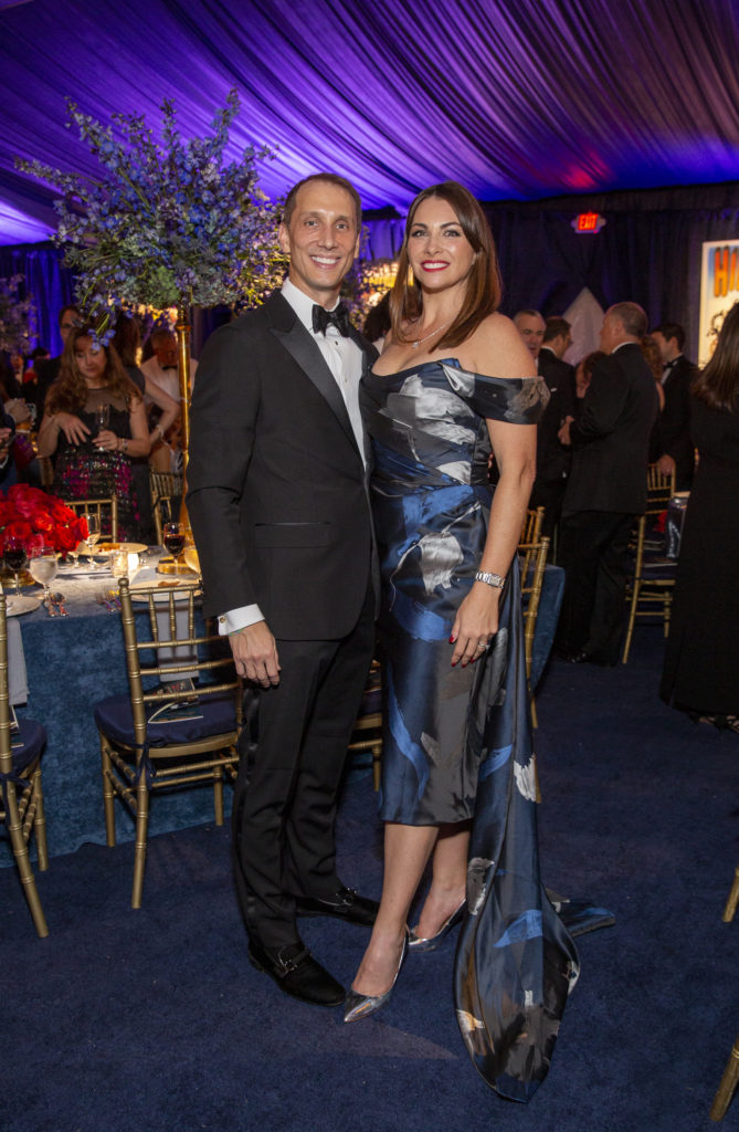 Nick & Beth Zdeblick at The Menil Collection's 'Cirque Surréaliste' 35th anniversary gala (Photo by Jenny Antill)