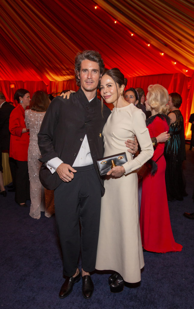 Patrick Seabase & Alllison Sarofim at The Menil Collection's 'Cirque Surréaliste' 35th anniversary gala (Photo by Jenny Antill)