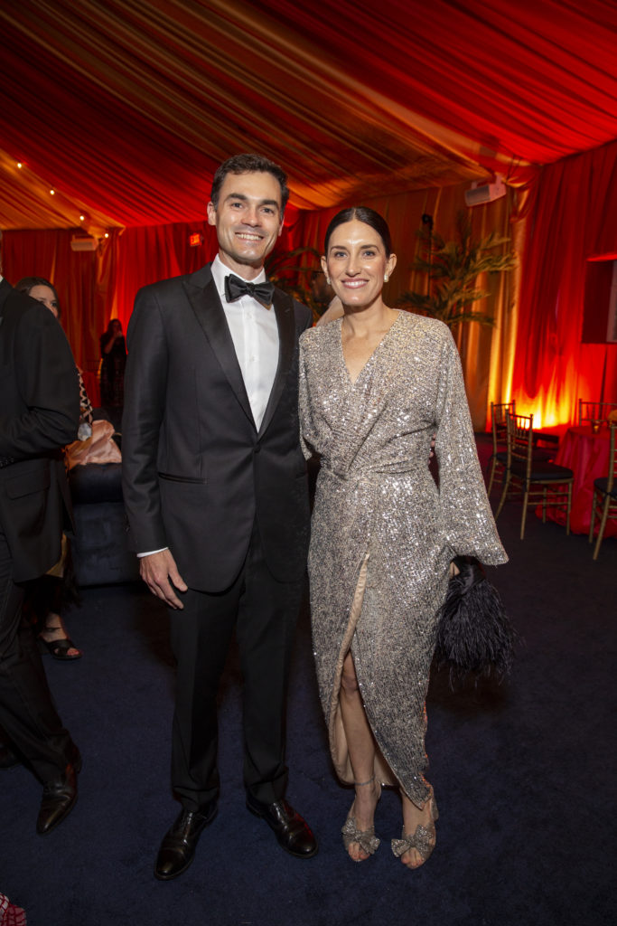 Paul & Sarah Beth Seifert at The Menil Collection's 'Cirque Surréaliste' 35th anniversary gala (Photo by Jenny Antill)