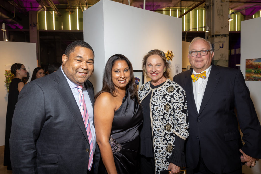 Ramon & Karen Manning, Minnette & Peter Boesel at the Art League Houston Luminaries Gala (Photo by Alex Barber and Laura Burlton)