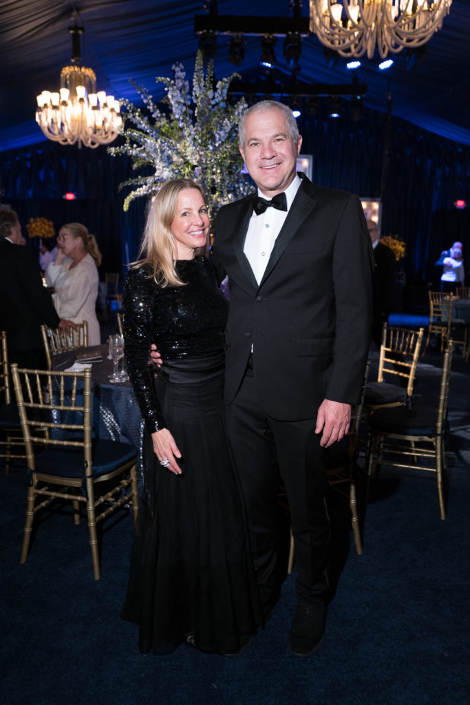 Raquel & Andrew Segal at The Menil Collection's 'Cirque Surréaliste' 35th anniversary gala (Photo by Daniel Ortiz)
