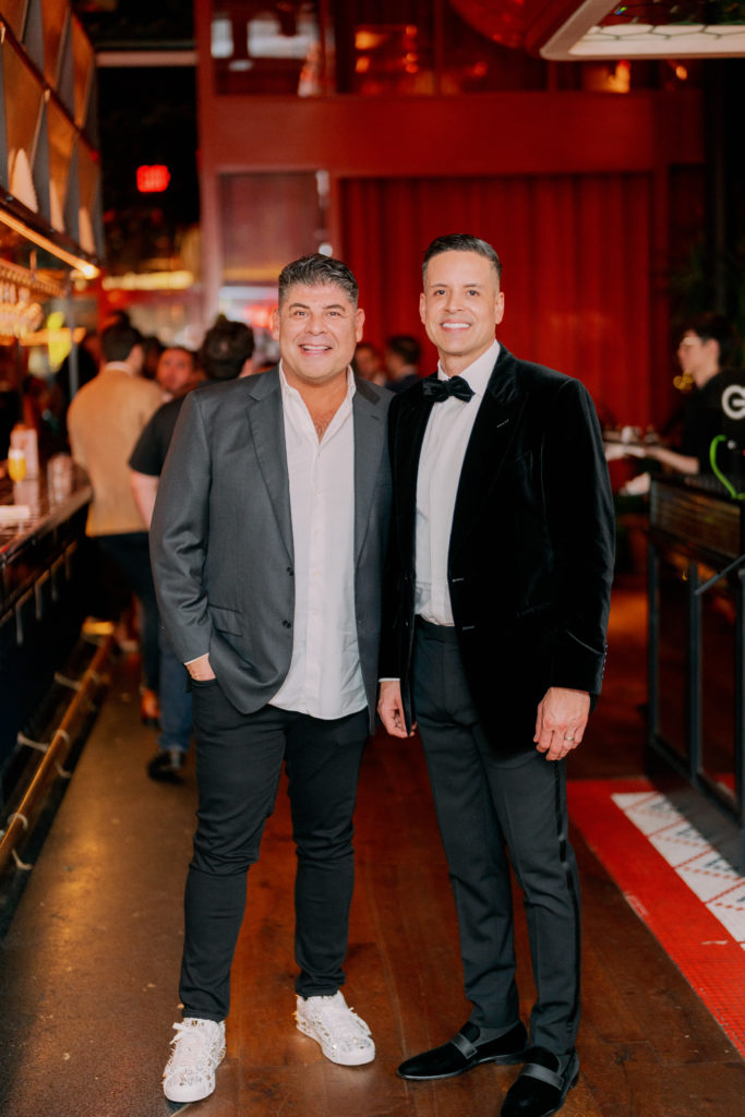 Robert Martinez, Jose Almodovar at the Nan and Company Properties holiday bash at MAD.  (Photo by Jared Hernandez, Nan Studios)