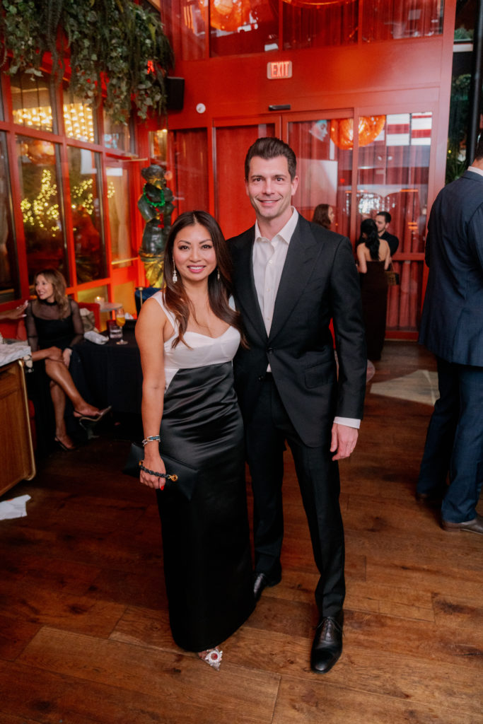 Rose & James Spice at the Nan and Company Properties holiday bash at MAD.  (Photo by Jared Hernandez, Nan Studios)