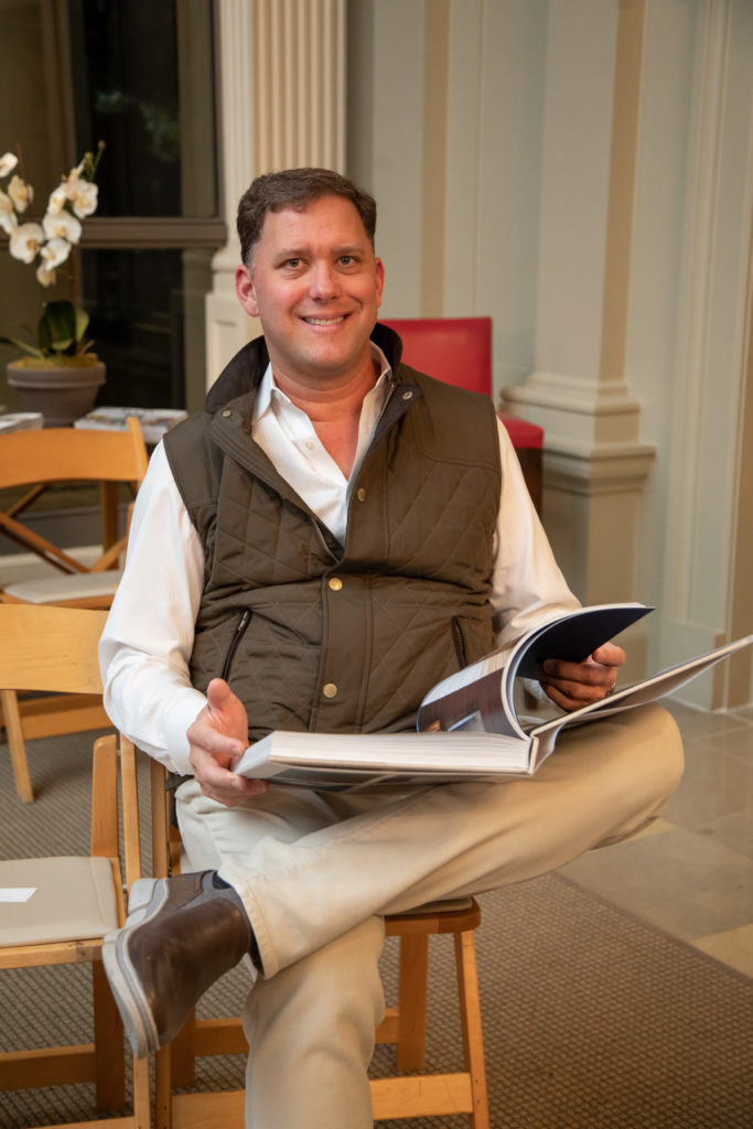 Ryan Gordon at Greenwood King Thomas Kligerman lecture and book signing (Photo by Miroma Photography)