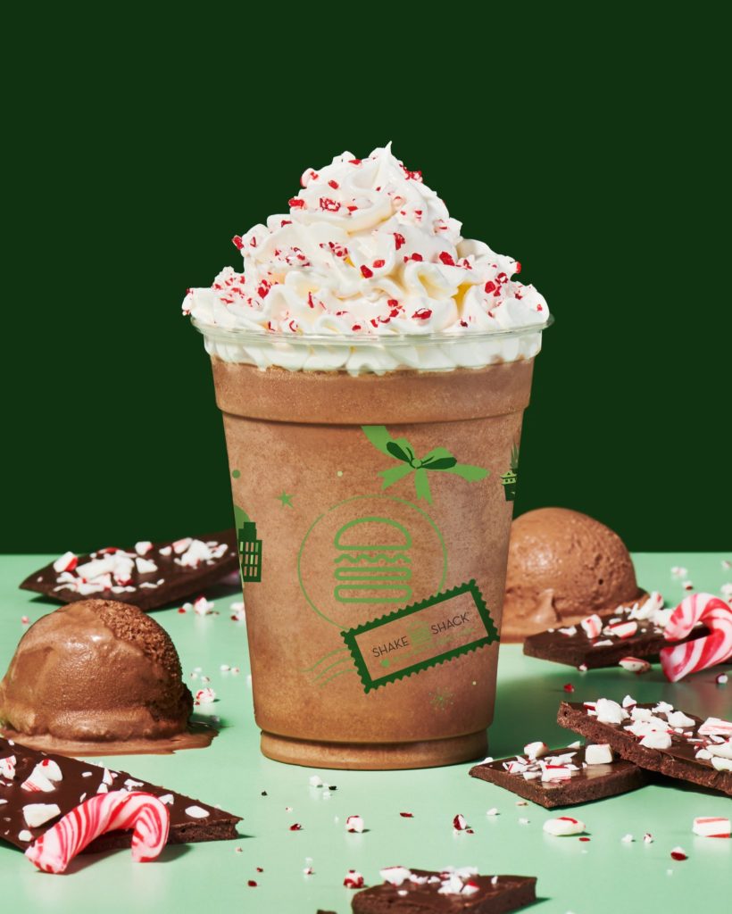 The Chocolate Peppermint Shake at Shake Shack, which opens Saturday in WestBend.