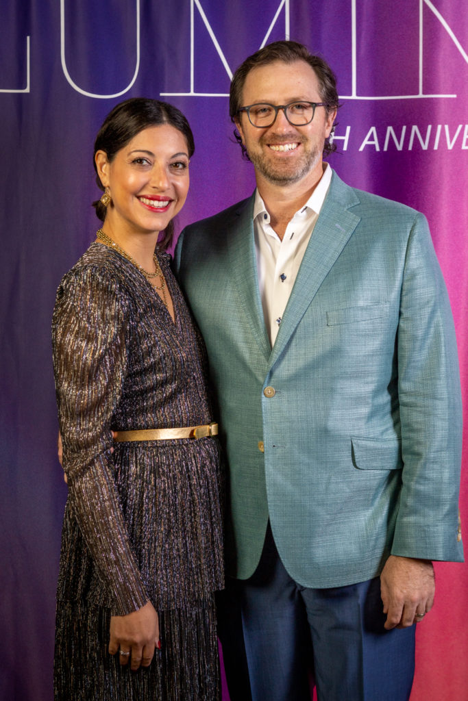 Shalla & Chris Prichard at the Art League Houston Luminaries Gala (Photo by Alex Barber and Laura Burlton)