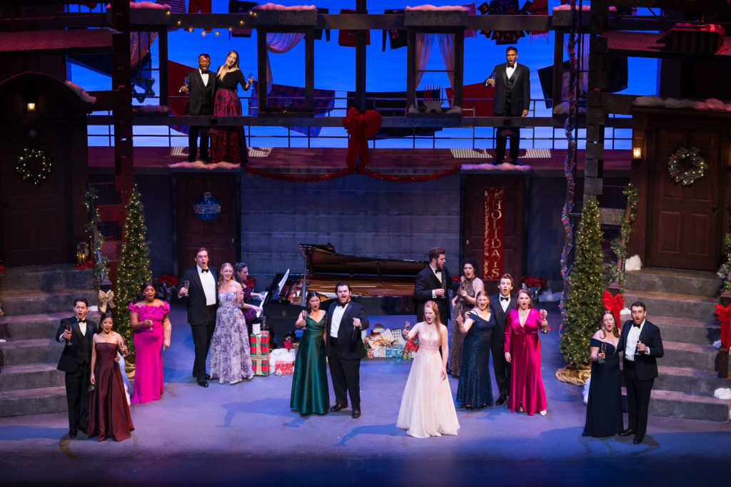 Rice University's Shepherd School of Music opera students perform during the 'Spirit of the Season' concert (Photo by Trish Badger)