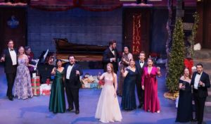 Rice University's Shepherd School of Music opera students perform during the 'Spirit of the Season' concert (Photo by Trish Badger)