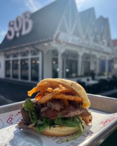 Son of a Bucher – Outside the Dallas Greenville slider palace.