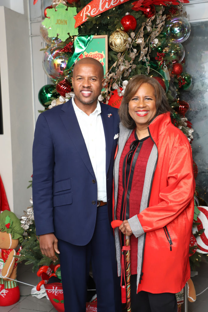 State Representative Ron Reynolds, Melanie Lawson at The Houston Museum of African American Culture Champagne & Ribs (Photo by Patryce Coleman Jackson)