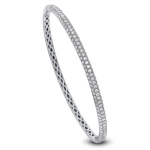 Tenenbaum Now Three-Row Pavé Diamond Bangle
