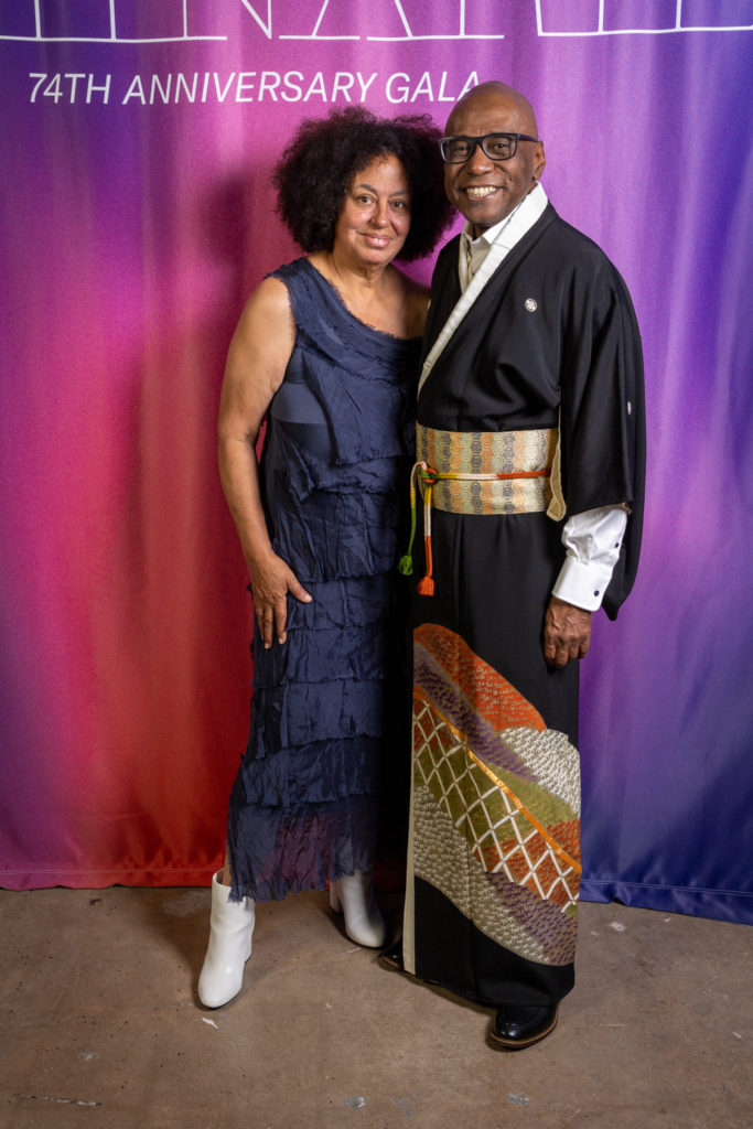 Toni Whitaker, Selven O'Keef Jarmon at the Art League Houston Luminaries Gala (Photo by Alex Barber and Laura Burlton)
