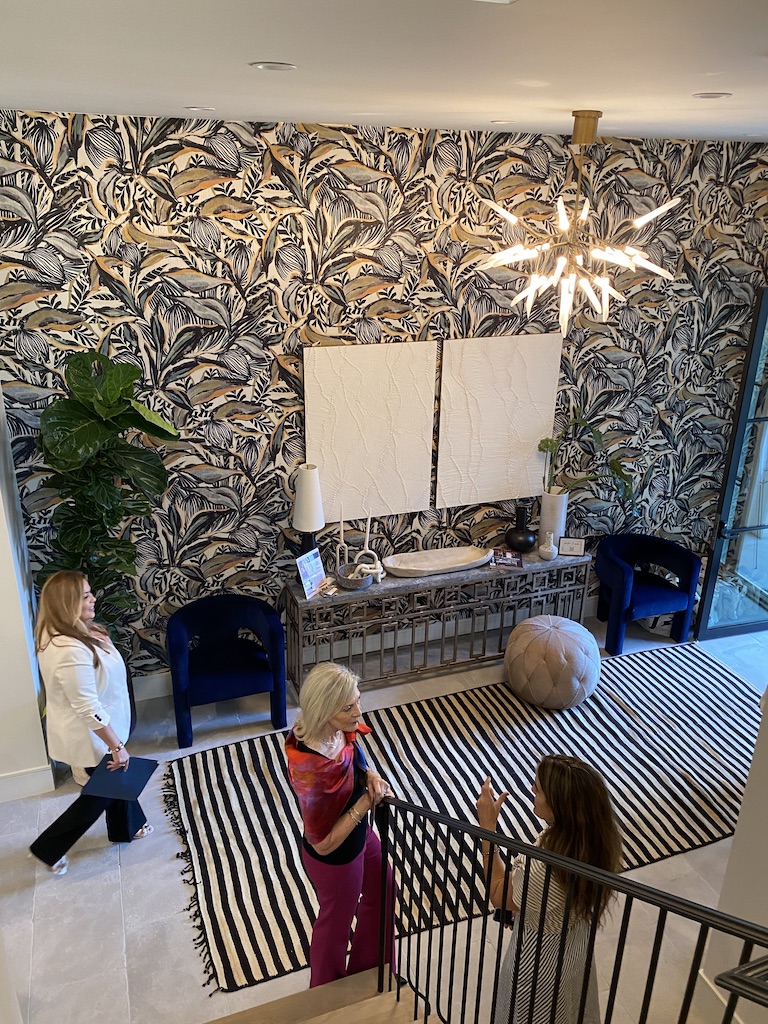 Entry to the ASID Show House in West University where 14 designers have worked their magic.