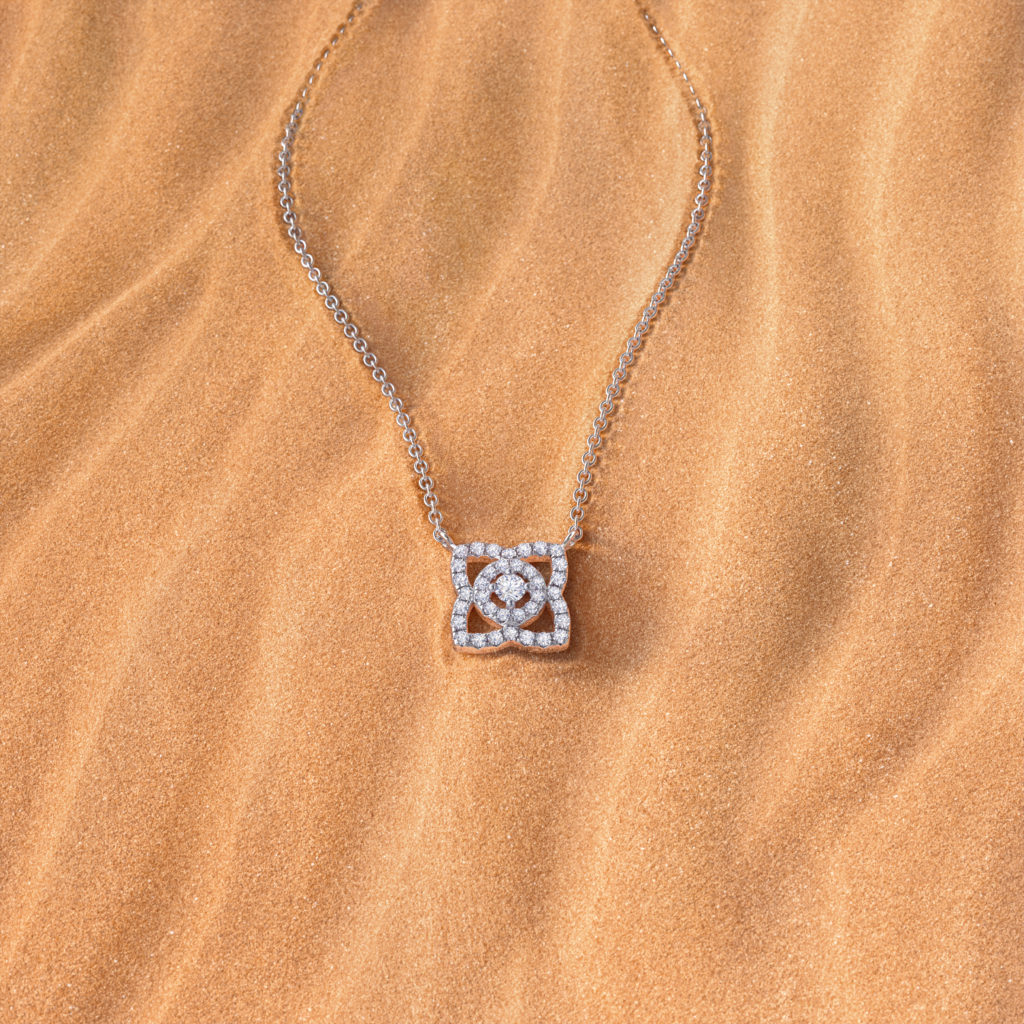 The De Beers Lotus Pendant